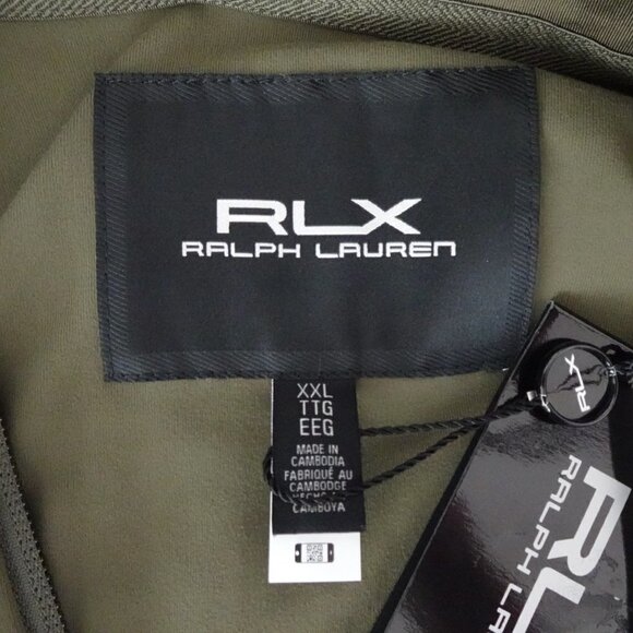 RLX Ralph Lauren Full Zip Jacket Men's Size 2XL Green Microfiber Wicking - Picture 6 of 9